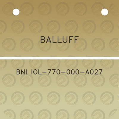 balluff-bni-iol-770-000-a027