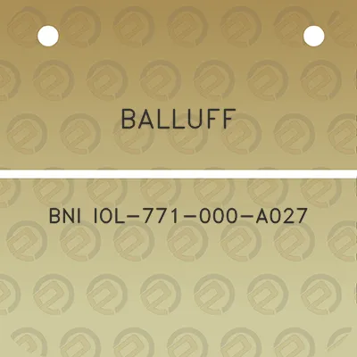 balluff-bni-iol-771-000-a027