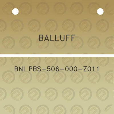 balluff-bni-pbs-506-000-z011