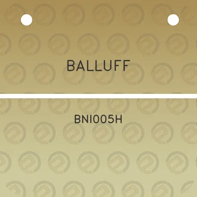 balluff-bni005h