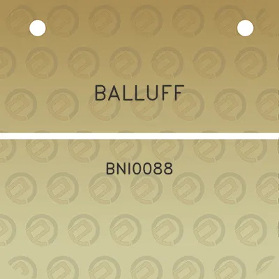 balluff-bni0088