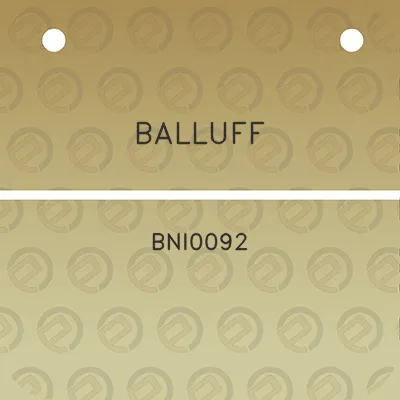 balluff-bni0092