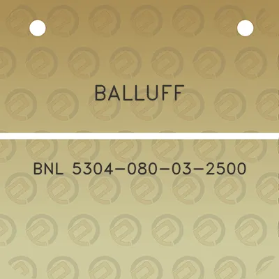 balluff-bnl-5304-080-03-2500