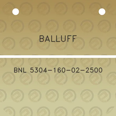 balluff-bnl-5304-160-02-2500