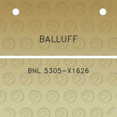 balluff-bnl-5305-x1626