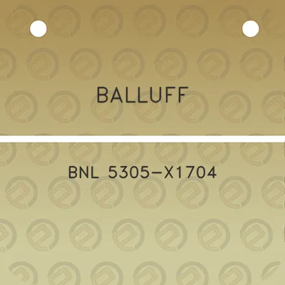 balluff-bnl-5305-x1704