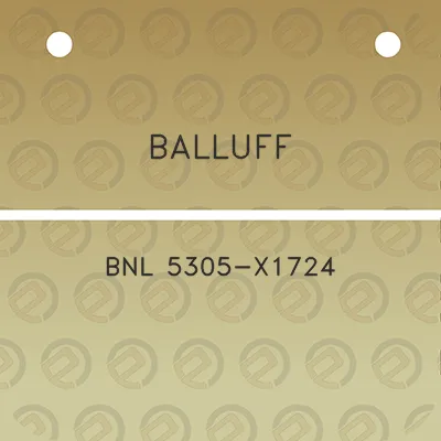 balluff-bnl-5305-x1724