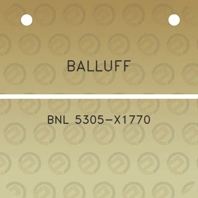 balluff-bnl-5305-x1770