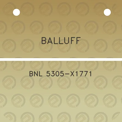 balluff-bnl-5305-x1771