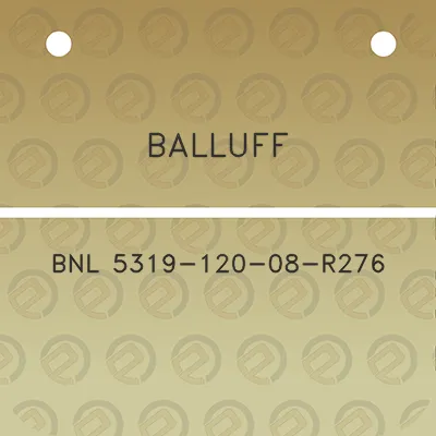 balluff-bnl-5319-120-08-r276