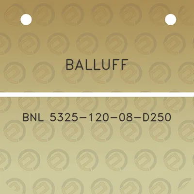 balluff-bnl-5325-120-08-d250