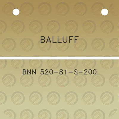 balluff-bnn-520-81-s-200