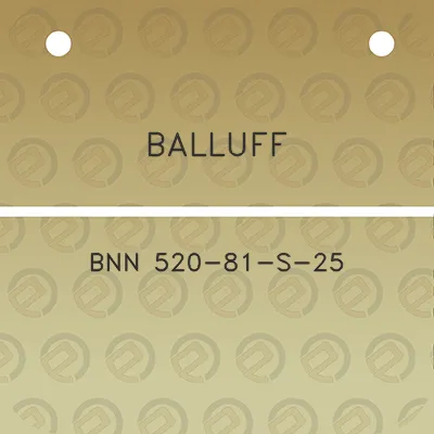 balluff-bnn-520-81-s-25