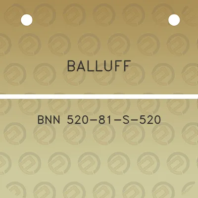 balluff-bnn-520-81-s-520