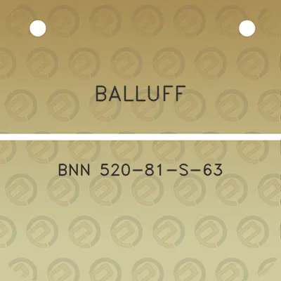 balluff-bnn-520-81-s-63