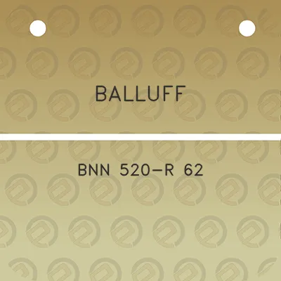 balluff-bnn-520-r-62