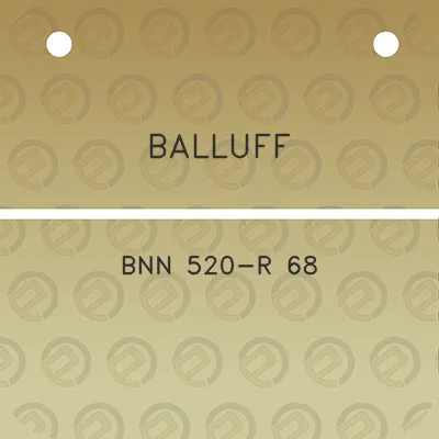 balluff-bnn-520-r-68