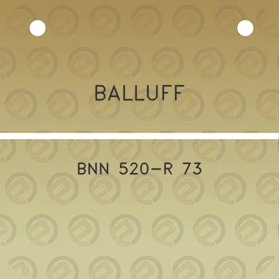 balluff-bnn-520-r-73