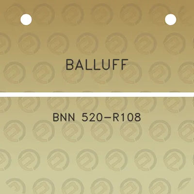 balluff-bnn-520-r108