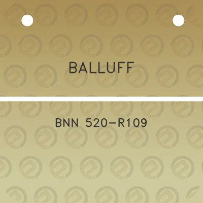 balluff-bnn-520-r109