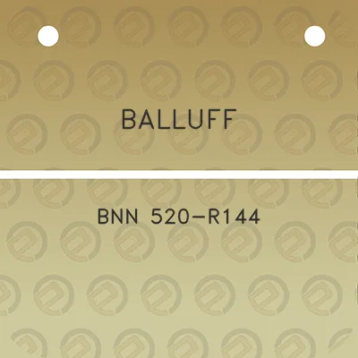 balluff-bnn-520-r144