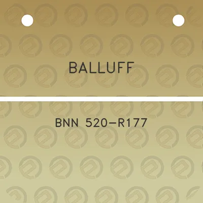 balluff-bnn-520-r177