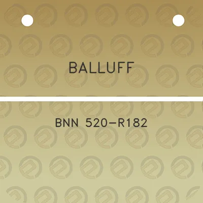 balluff-bnn-520-r182