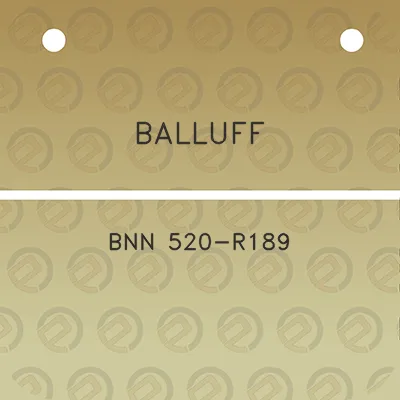 balluff-bnn-520-r189