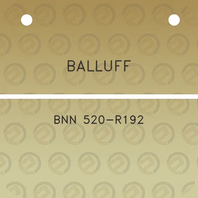 balluff-bnn-520-r192