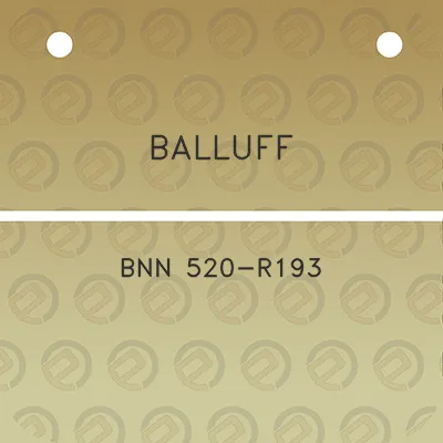 balluff-bnn-520-r193