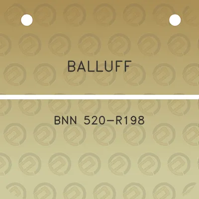 balluff-bnn-520-r198