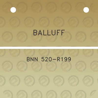 balluff-bnn-520-r199