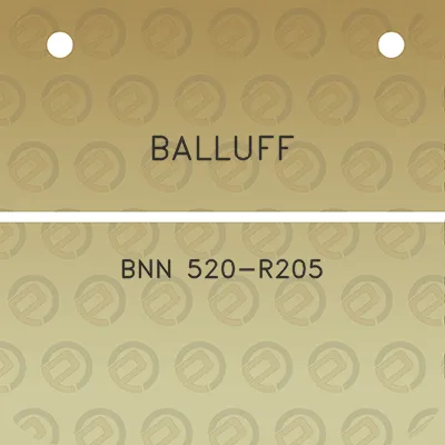 balluff-bnn-520-r205