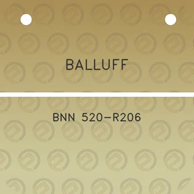 balluff-bnn-520-r206