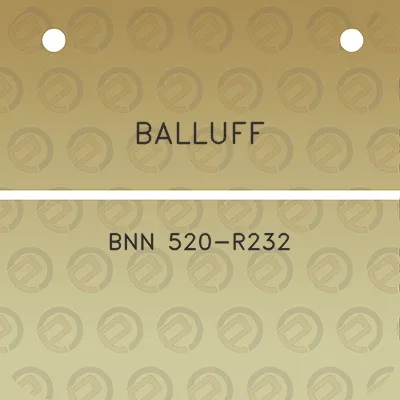 balluff-bnn-520-r232