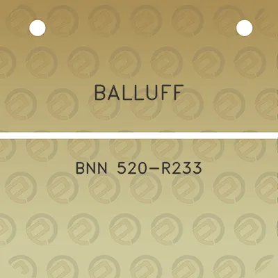 balluff-bnn-520-r233