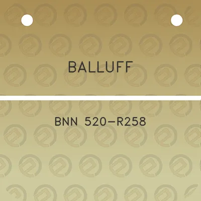 balluff-bnn-520-r258