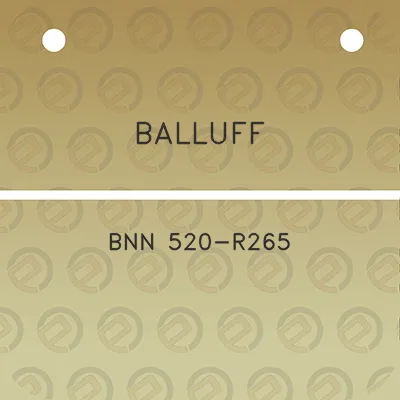 balluff-bnn-520-r265