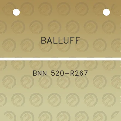 balluff-bnn-520-r267