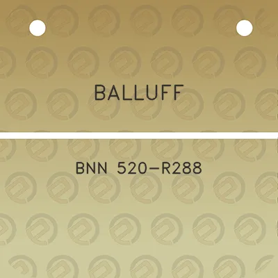 balluff-bnn-520-r288