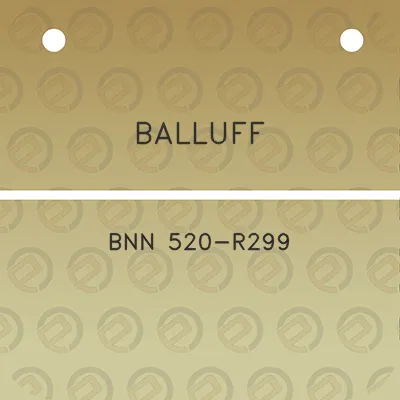 balluff-bnn-520-r299