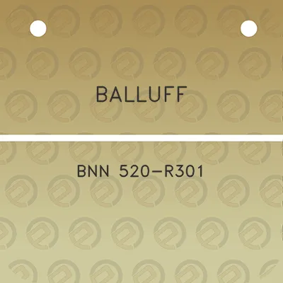 balluff-bnn-520-r301