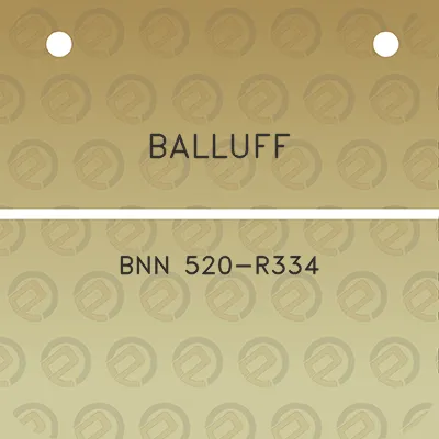 balluff-bnn-520-r334