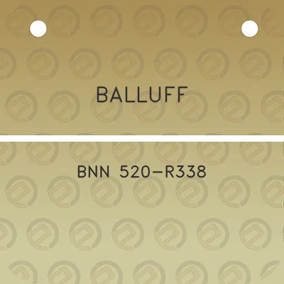 balluff-bnn-520-r338