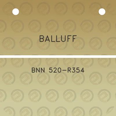 balluff-bnn-520-r354