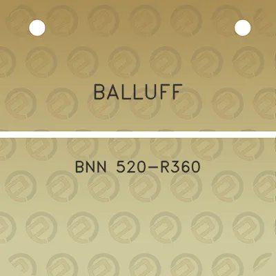 balluff-bnn-520-r360