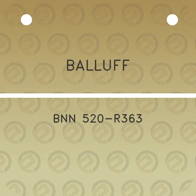 balluff-bnn-520-r363