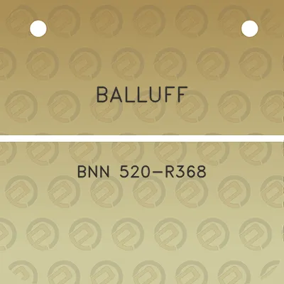 balluff-bnn-520-r368