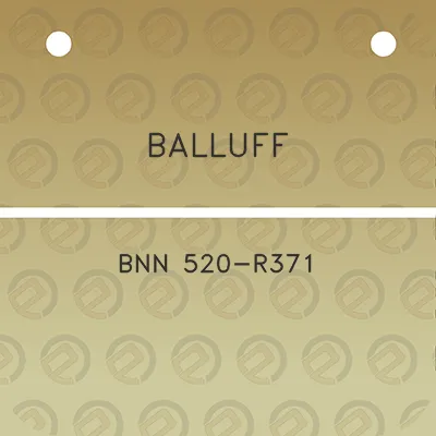 balluff-bnn-520-r371