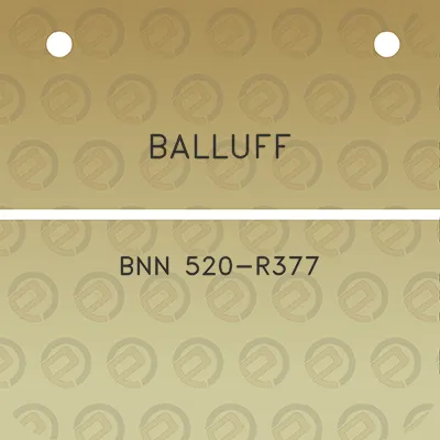 balluff-bnn-520-r377